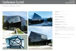 Conference Crystal for Eurovital Immobilien GmbH in Iselsberg, Austria by MHM Architects