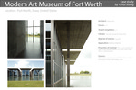 Modern Art Museum of Fort Worth by Tadao Ando