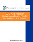 ICTS Research Collaboration Survey Results: Demonstrations of Stability