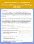 MFH TPCI Evaluation Report Brief 3: Workplace Strategy Evaluation Findings 2005-2008