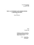 The U.S. Economy and George Bush: A Midterm Review by Murray L. Weidenbaum