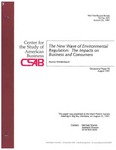 The New Wave of Environmental Regulation: The Impacts on Business and Consumers by Murray L. Weidenbaum