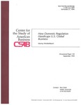 How Domestic Regulation Handicaps U.S. Global Business by Murray L. Weidenbaum